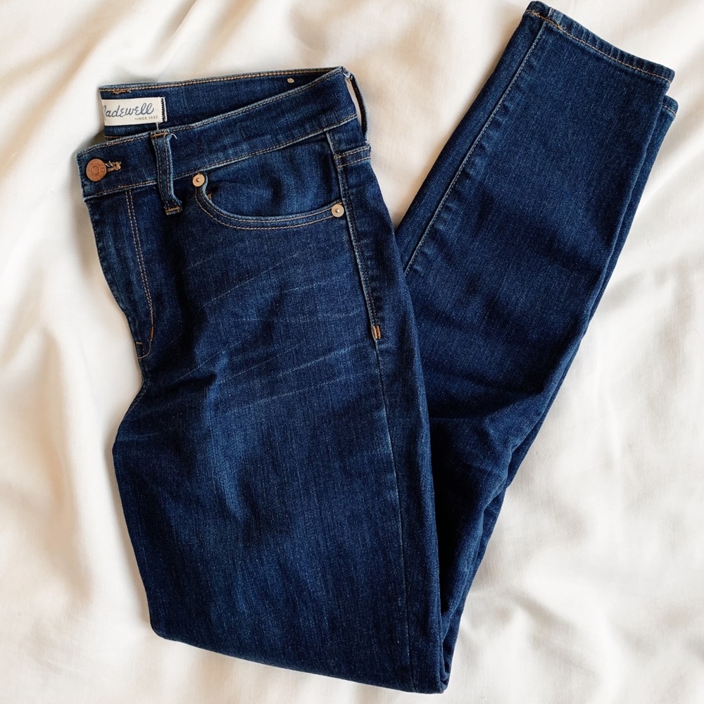 Madewell 9" High-Rise Skinny Jeans in Davis Wash